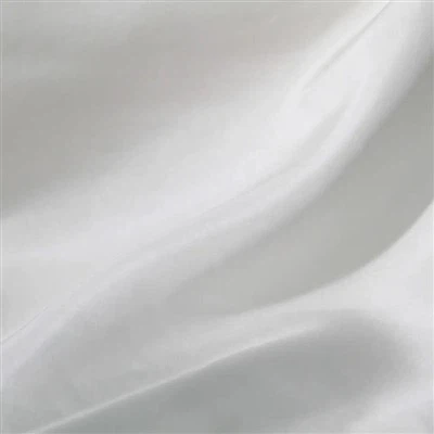 Beyaz İpek Saten Kumaş